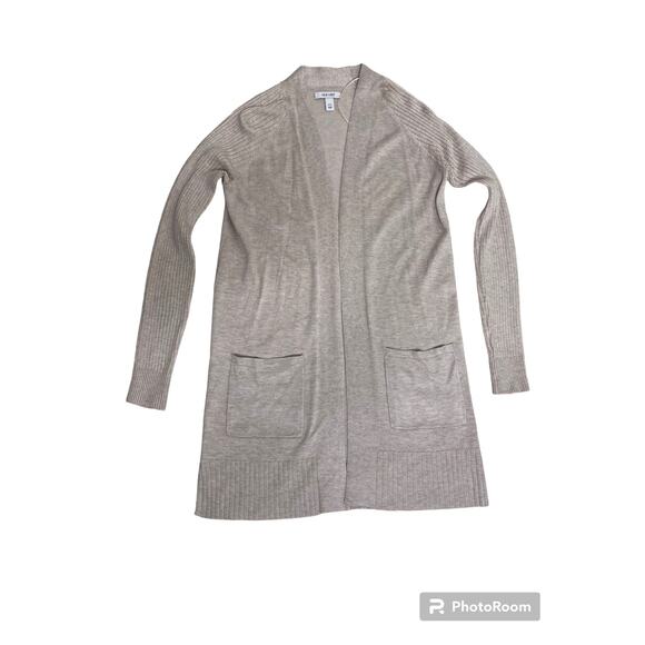 Nine West Women’s Tan long Sweater - Picture 3 of 10